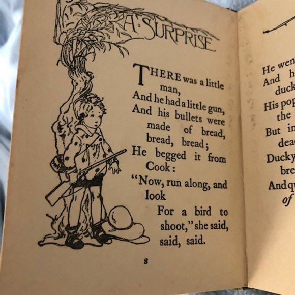 Little Rhymes for Little Folk Vintage Child Book - Picture 4 of 7